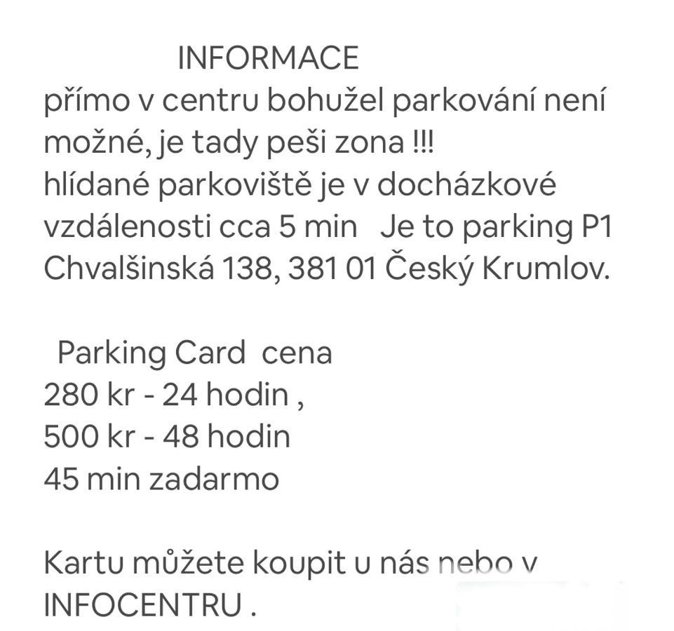 Apartman Galant Český Krumlov Exteriör bild